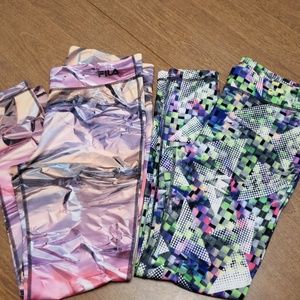 Lot of 2 Fila Leggings